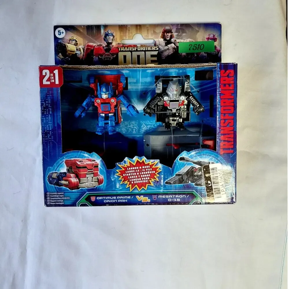Transformers One Race Changers 2 pk  Optimus Prime & Megatron 1.5